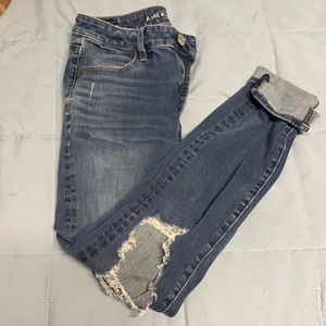 Dark wash American Eagle jeans